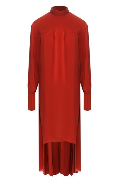 Шелковое платье с воротником-стойкой CHLOÉ, арт. CHC18WR062004, фото 1