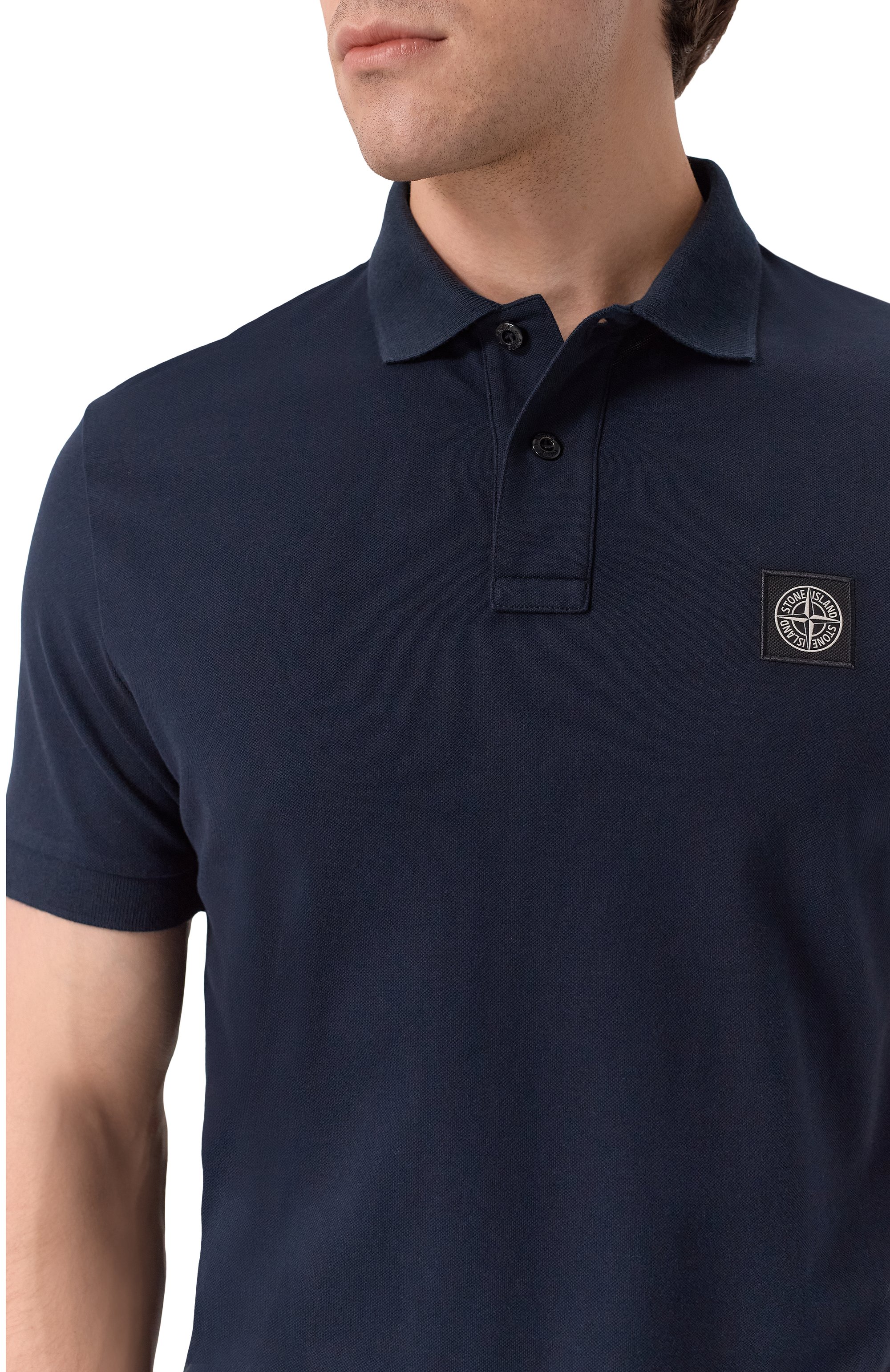 Хлопковое поло STONE ISLAND, арт. K2S152200005/S0017, фото 5