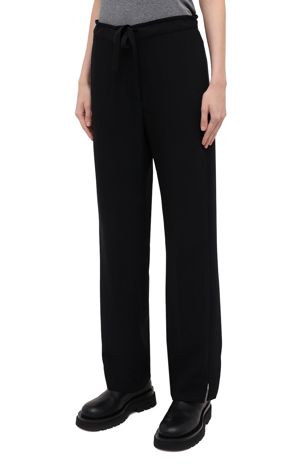 Шерстяные брюки ANN DEMEULEMEESTER, арт. 2002-1414-P-170-099, фото 4