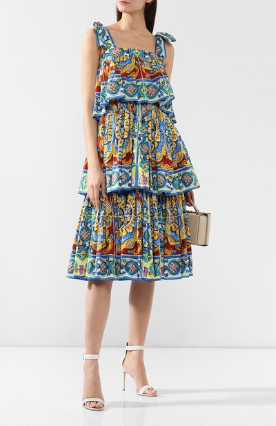 Хлопковое платье DOLCE & GABBANA, арт. F6E0LT/FPEB1, фото 2