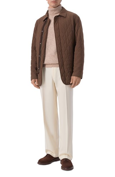 Шерстяные брюки CORNELIANI, арт. 284L26/2A18117, фото 2