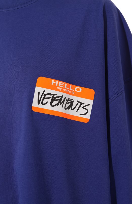 фото Хлопковая футболка vetements