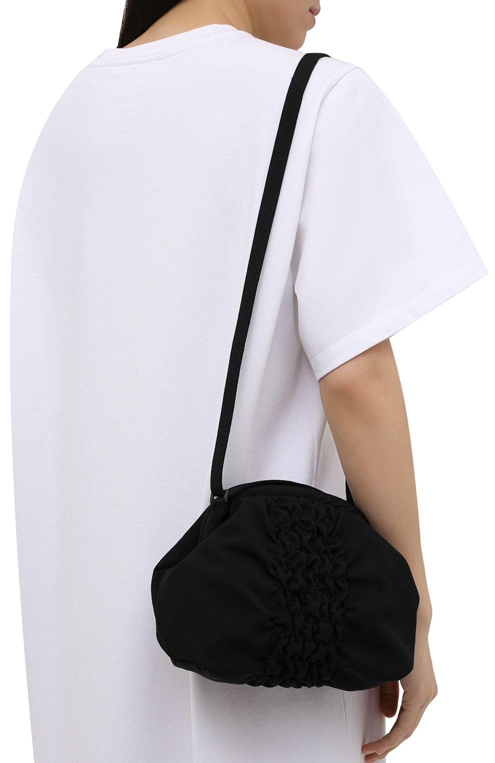 Сумка YOHJI YAMAMOTO черного цвета по цене 68250 руб., арт. ND-A01-100, фото 2 Сумка YOHJI YAMAMOTO, арт. ND-A01-100, фото 2