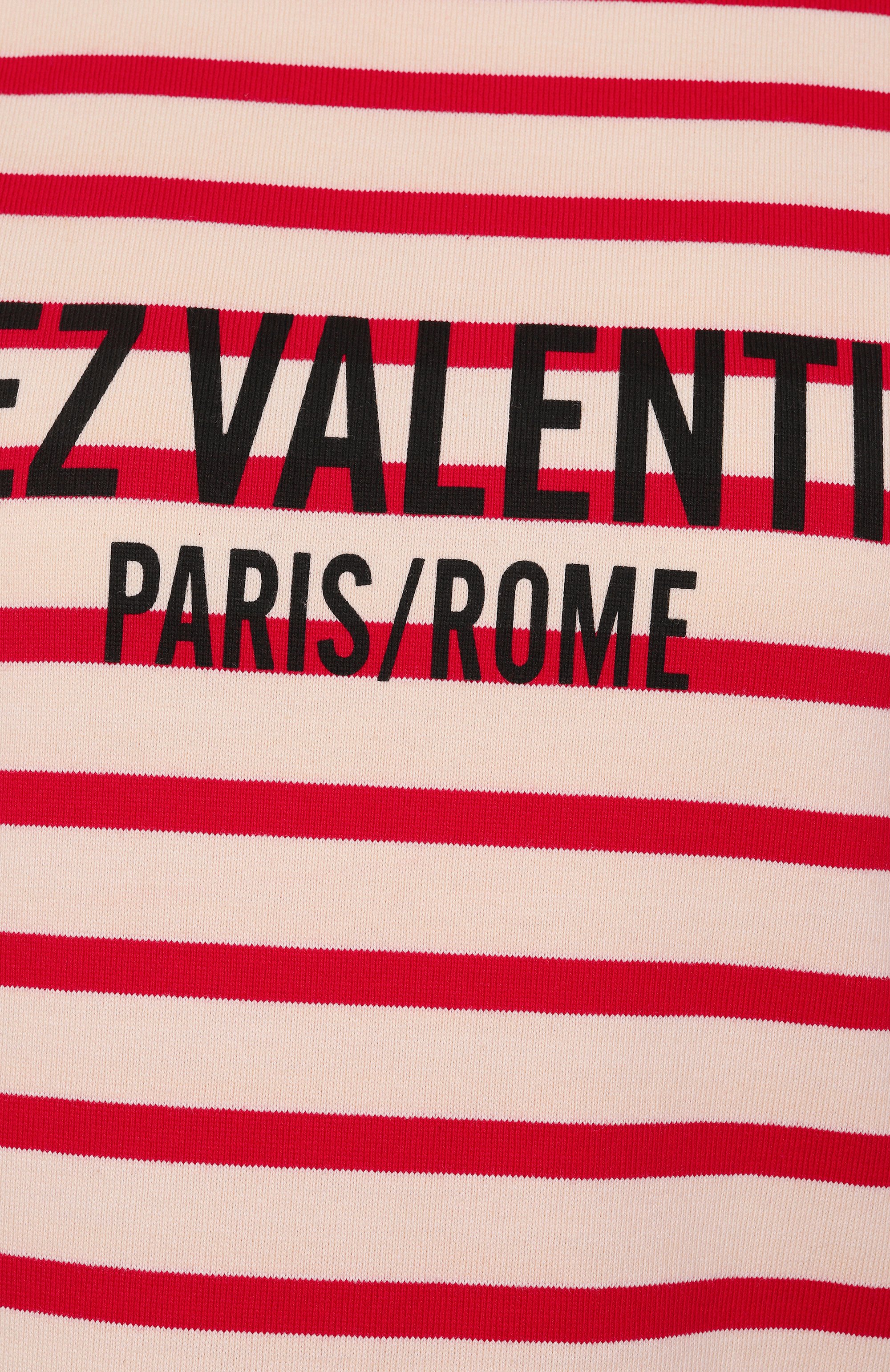 Хлопковый лонгслив VALENTINO, арт. 6B3MG24C/962, фото 6