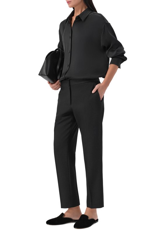 Бархатные сабо 12 STOREEZ 127624 Чёрный  127624 Фото 3