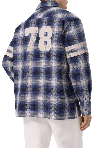 Хлопковая рубашка GOLDEN GOOSE DELUXE BRAND, арт. GMP02253.P001899, фото 4