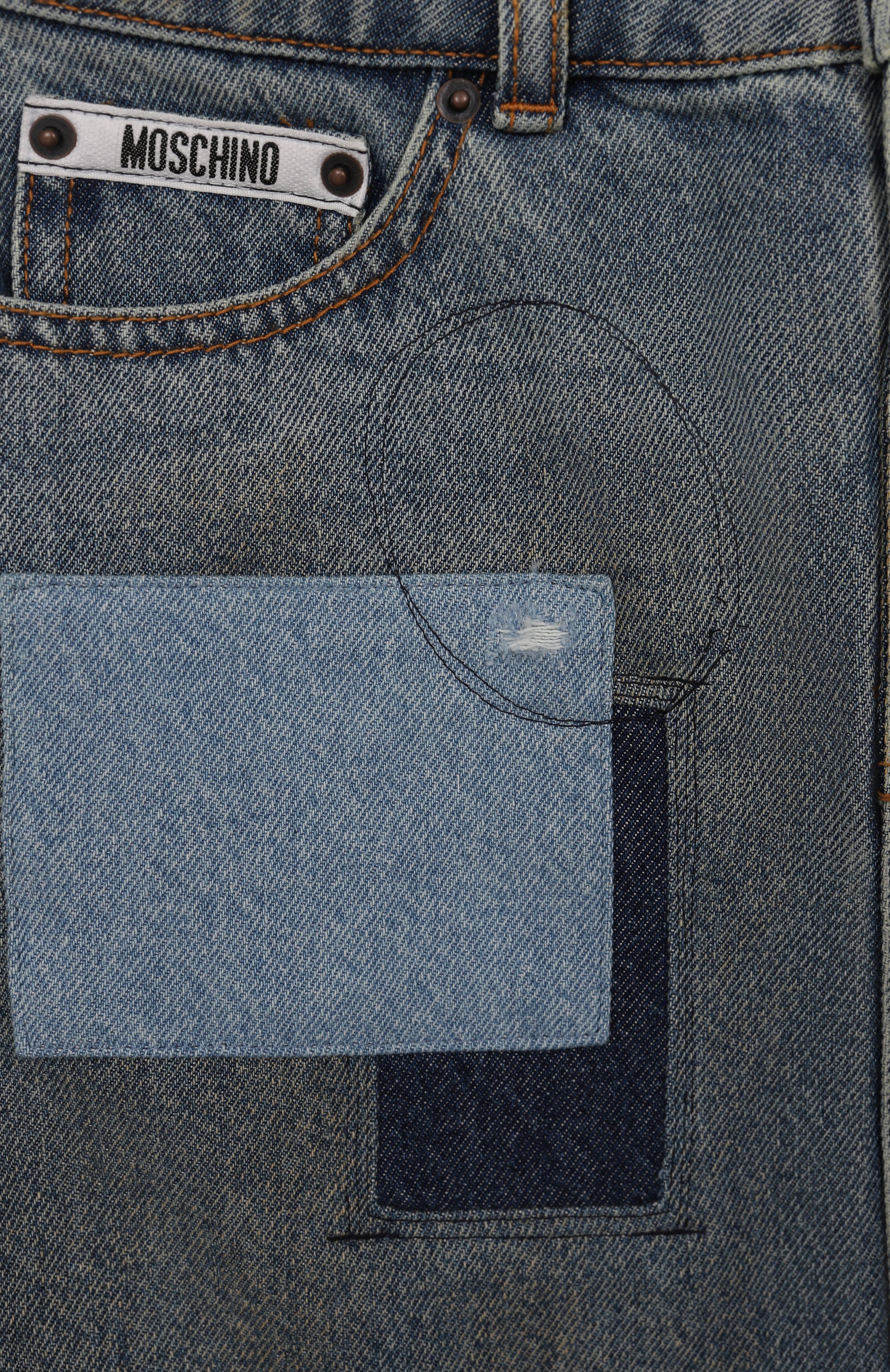 Джинсовая юбка MOSCHINO, арт. HDJ040/L0E29/10-14, фото 3