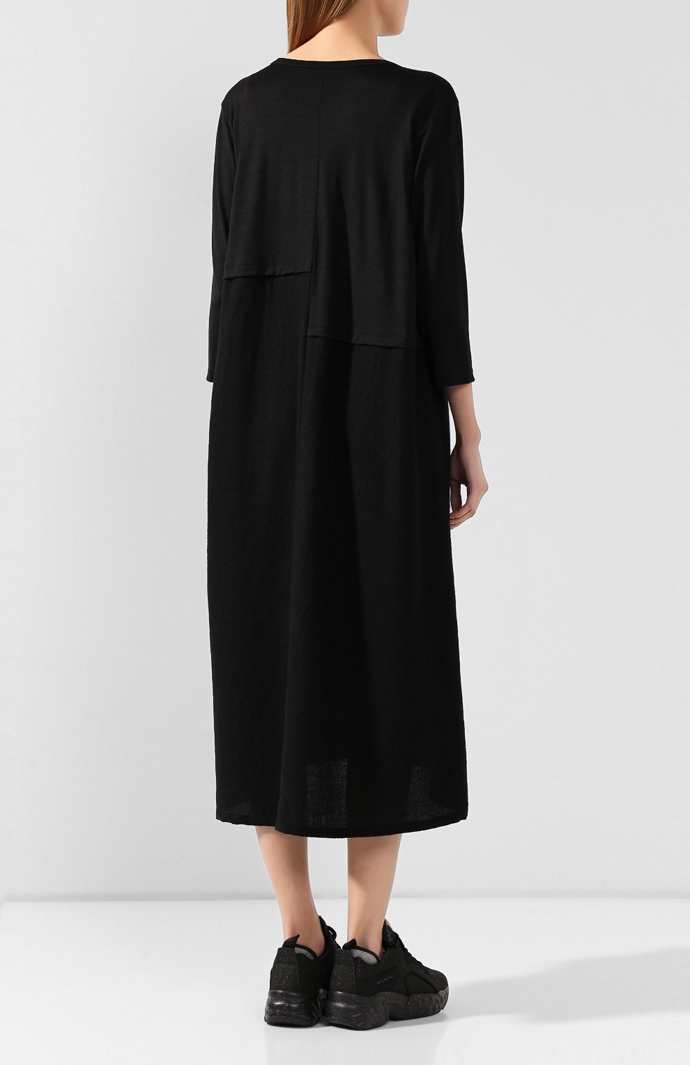 Шерстяное платье YOHJI YAMAMOTO, арт. YJ-D07-126, фото 4