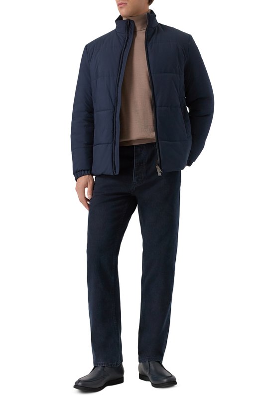 Кожаные ботинки Kiton USSA105N0012602 Синий  USSA105N0012602 Фото 2