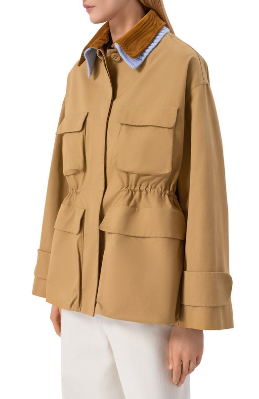 Хлопковая парка Dorothee Schumacher 448712 Бежевый  448712 Фото 3