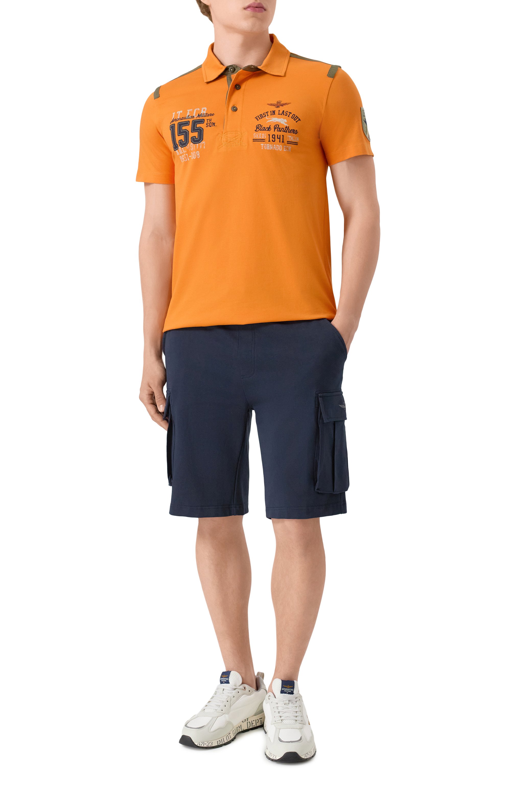 Хлопковые шорты AERONAUTICA MILITARE, арт. 251BF025F459, фото 2