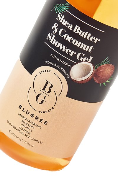 Гель для душа масло ши-кокос (400ml) BLUGREE, арт. 8682983900298, фото 4