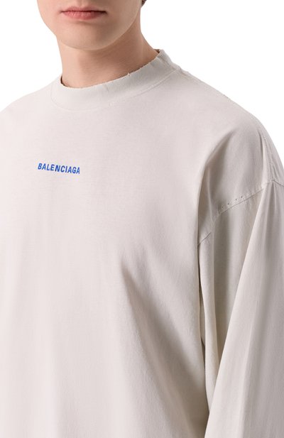 Хлопковый лонгслив BALENCIAGA, арт. 744449/TSV09, фото 5