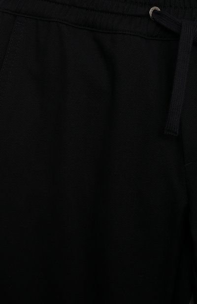 Хлопковые джоггеры DOLCE & GABBANA темно-синего цвета по цене 24600 руб., арт. L43P63/G7YXF/2-6, фото 3 Хлопковые джоггеры DOLCE & GABBANA, арт. L43P63/G7YXF/2-6, фото 3