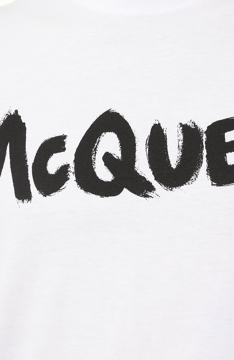 Хлопковая футболка ALEXANDER MCQUEEN, арт. 622104/QTZ57, фото 1