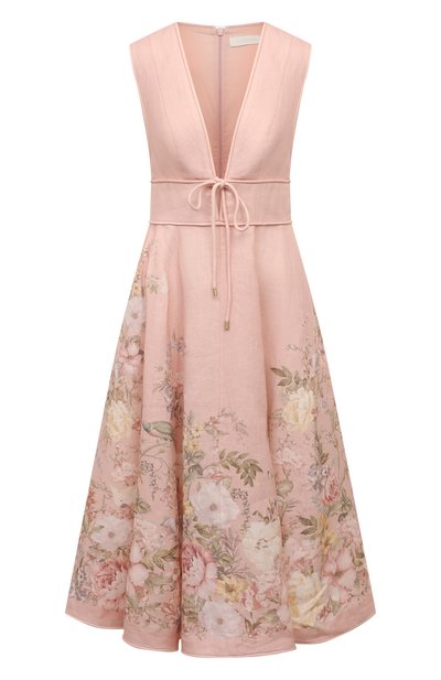 Женское льняное платье ZIMMERMANN, арт. 9331DSS243