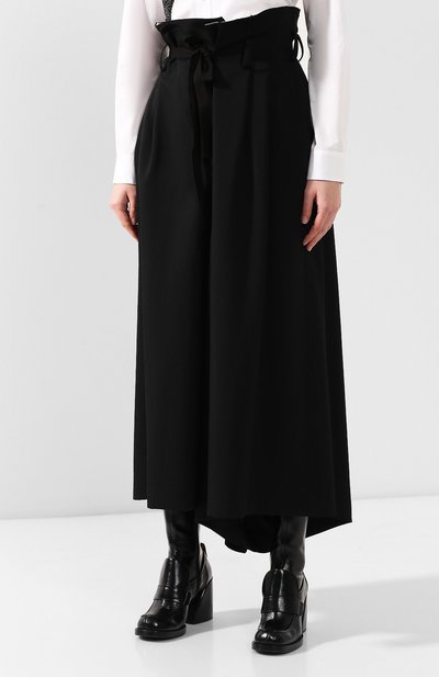 Шерстяные брюки YOHJI YAMAMOTO, арт. YJ-P40-130, фото 3