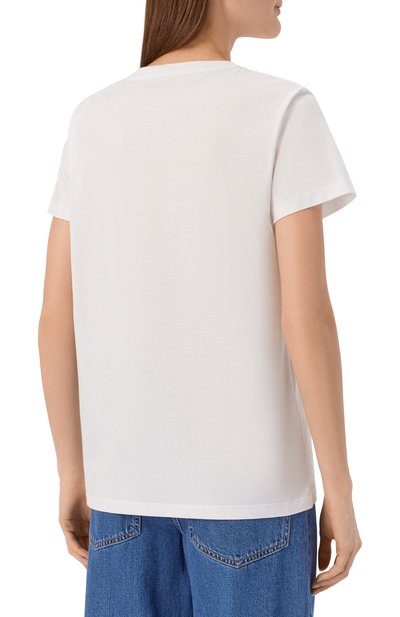 Хлопковая футболка MAX MARA, арт. MXMGI0VANE, фото 4