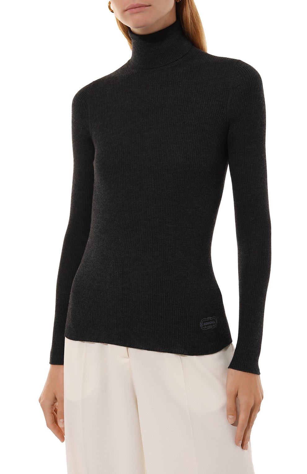 Водола�зка из кашемира и шерсти AGNONA, арт. K208058E/1V180LE, фото 3