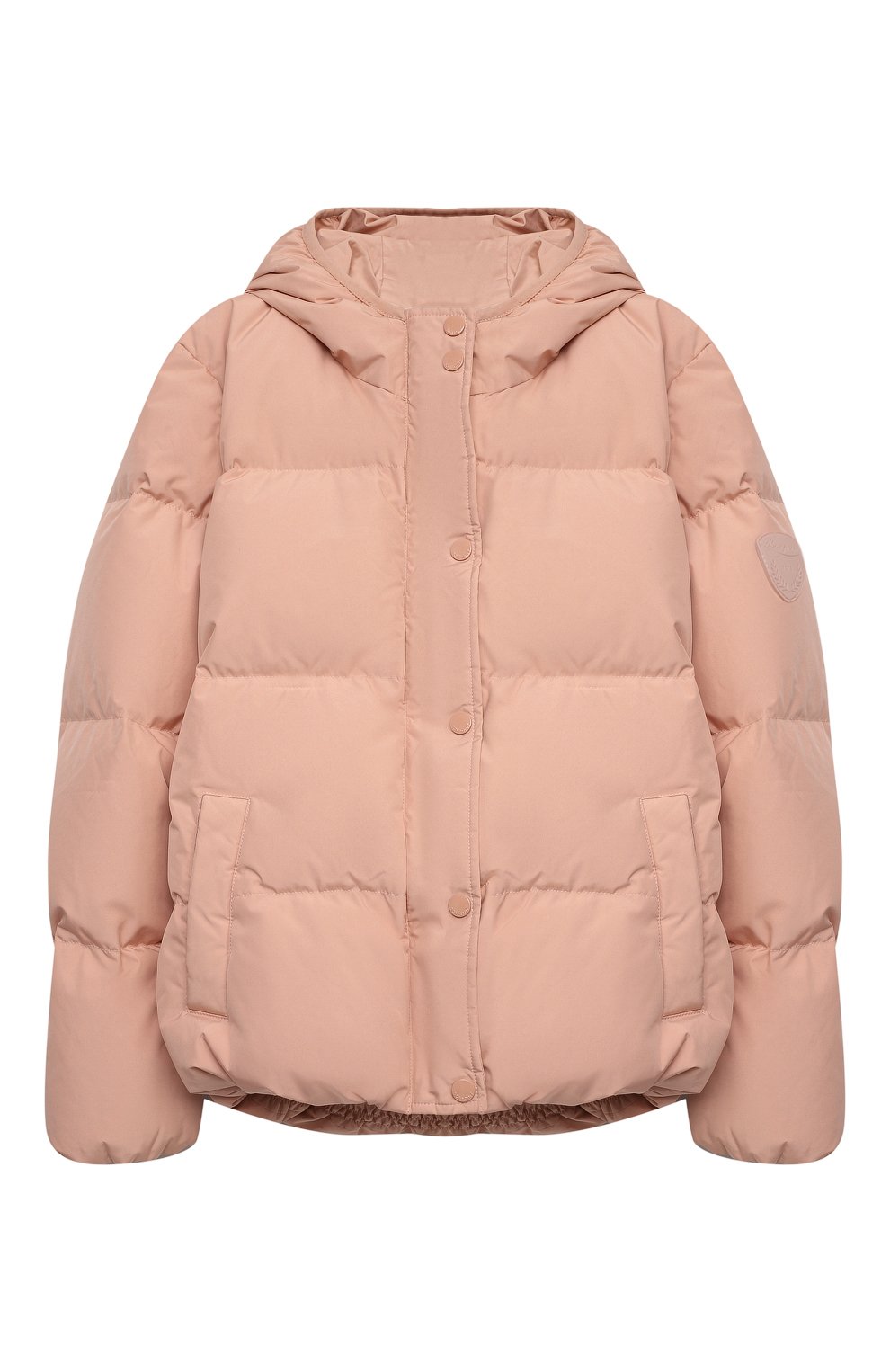 Утепленная куртка BONPOINT розового цвета по цене 54300 руб., арт. W01GOUWO1601(025C)_864553, фото 1 Утепленная куртка BONPOINT, арт. W01GOUWO1601(025C)_864553, фото 1