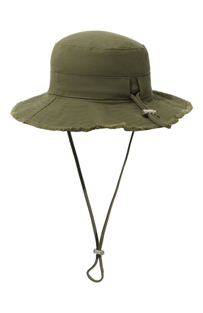 Хлопковая панама JACQUEMUS хаки цвета по цене 16600 руб., арт. 22H/213AC002-5012, фото 3 Хлопковая панама JACQUEMUS, арт. 22H/213AC002-5012, фото 3