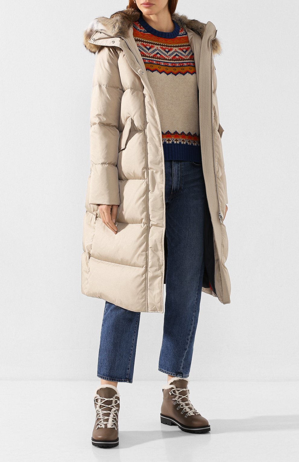 Пуховик с меховой отделкой капюшона LEMPELIUS, арт. 3000/242RC, фото 2