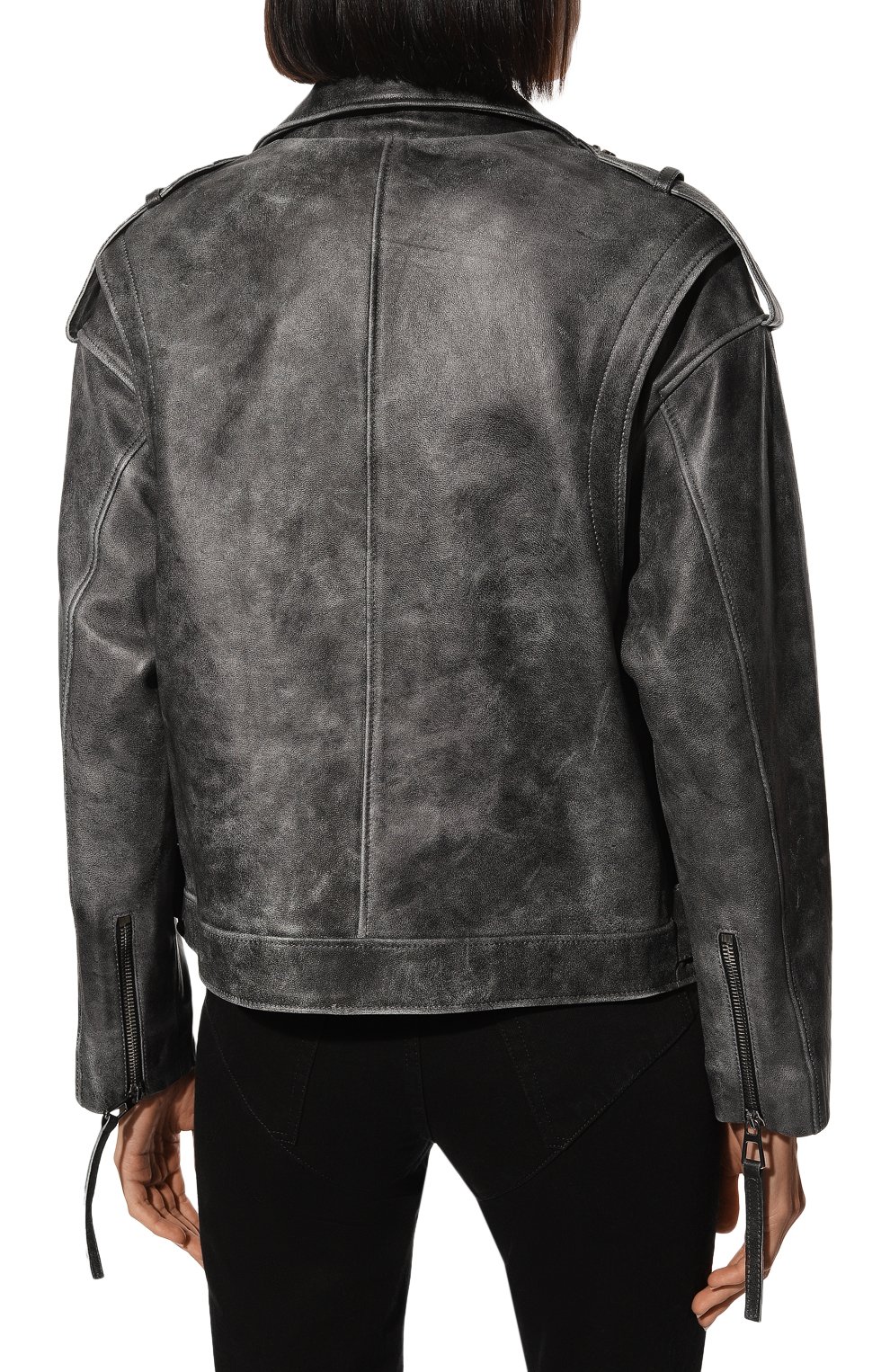 Кожаная куртка SEVEN LAB, арт. K185-60 grey, фото 4