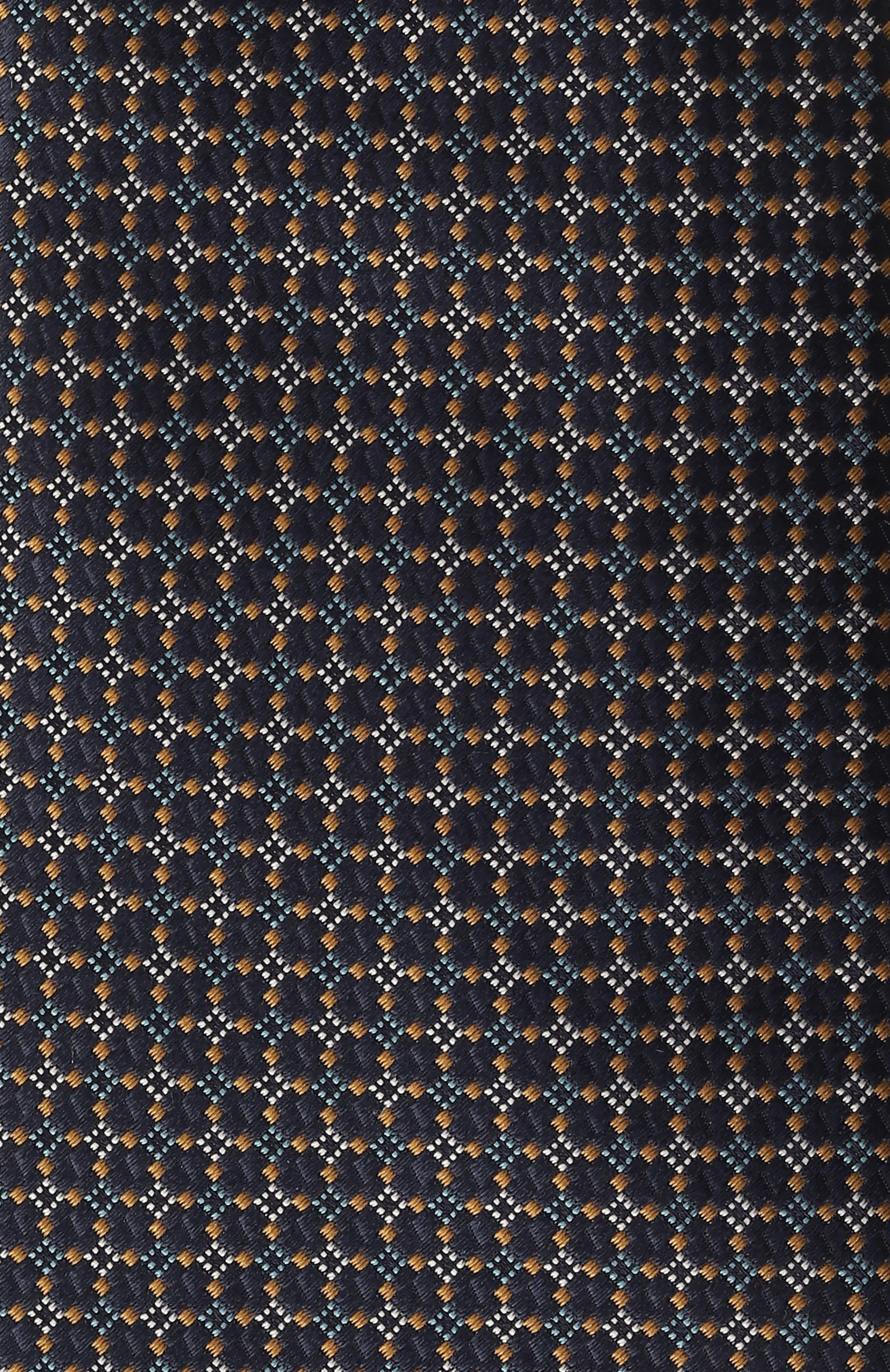 Шелковый галстук CANALI темно-синего цвета по цене 19950 руб., арт. 18/HJ04208, фото 4 Шелковый галстук CANALI, арт. 18/HJ04208, фото 4