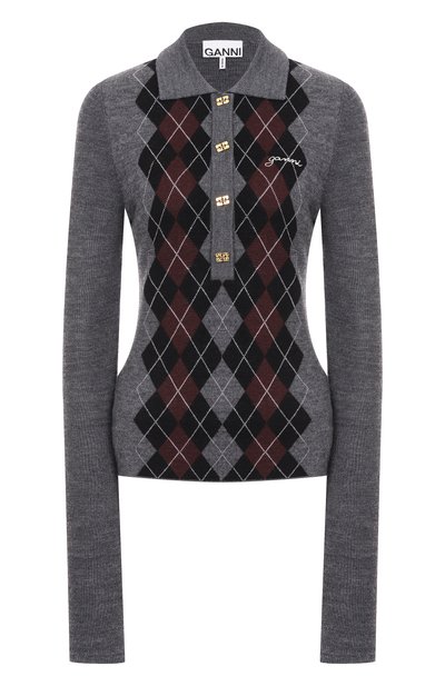 Женский шерстяное поло GANNI, арт. K2314