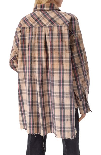 Хлопковая рубашка THE ATTICO, арт. 251WCH00004/CCC116BR, фото 4