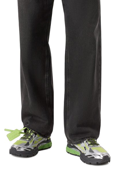 Комбинированные кроссовки ow be right back OFF-WHITE, арт. 0MIA295S25FAB001, фото 3