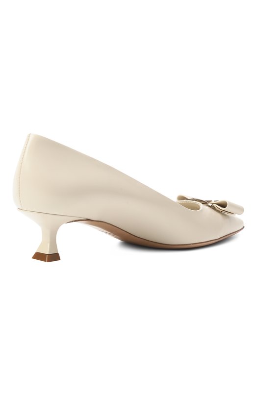 Кожаные туфли New Vara Ferragamo 01H450/768708 Кремовый  01H450/768708 Фото 5