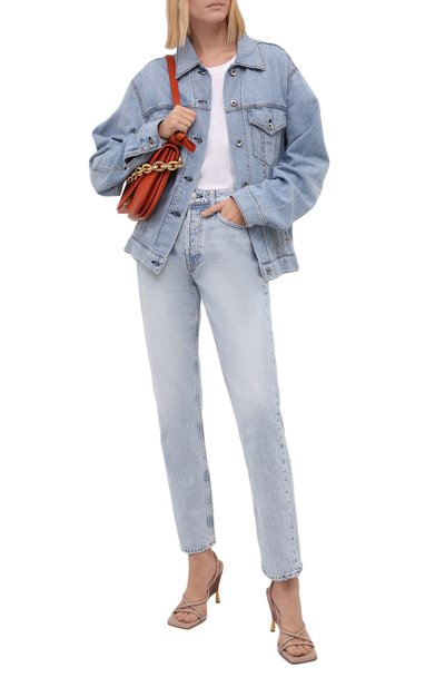 Джинсовая куртка RAG AND BONE голубого цвета по цене 52700 руб., арт. WDD21P1428KSLL, фото 2 Джинсовая куртка RAG AND BONE, арт. WDD21P1428KSLL, фото 2