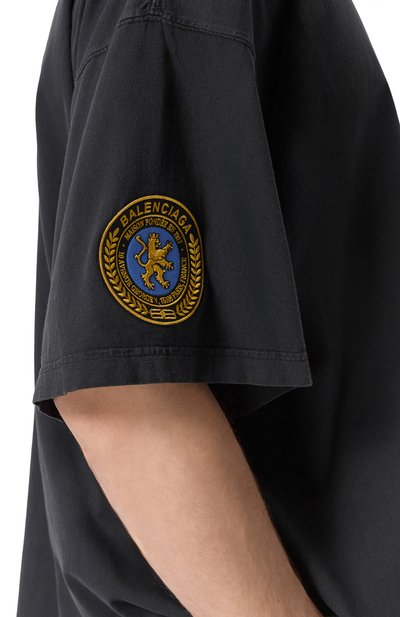 Хлопковая футболка BALENCIAGA, арт. 831305/TSVH4, фото 5