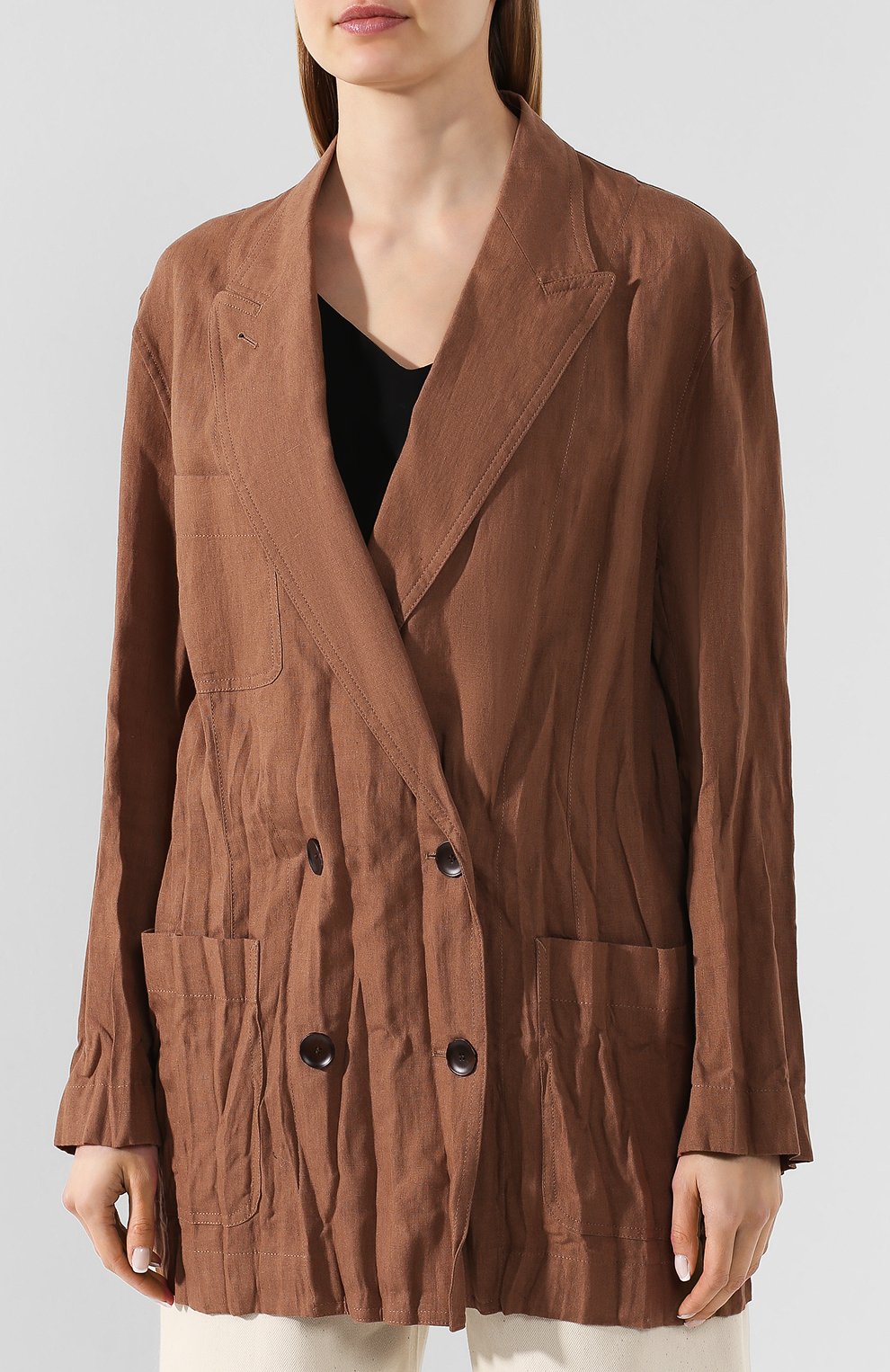 Льняной жакет ACNE STUDIOS, арт. AH0077/W, фото 3