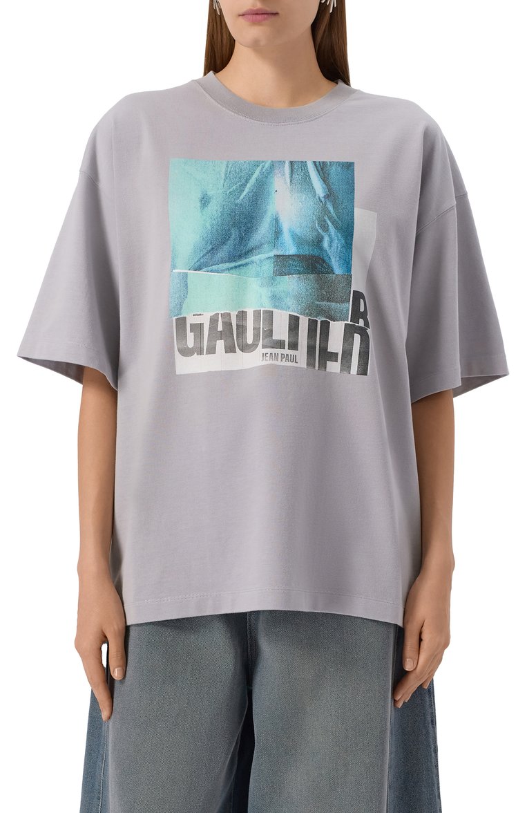Хлопковая футболка JEAN PAUL GAULTIER, арт. 25/03-W-T0293/J001, фото 1