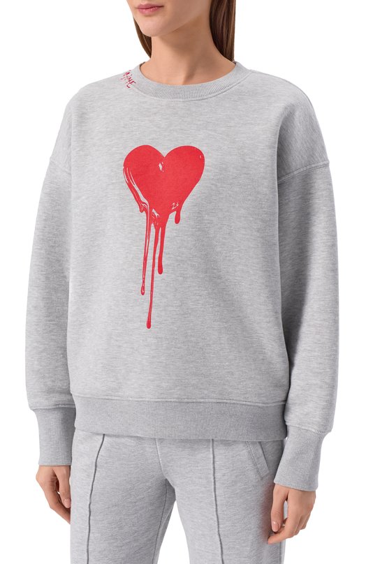 Хлопковый свитшот Zadig and Voltaire JWSS00576 Серый  JWSS00576 Фото 3