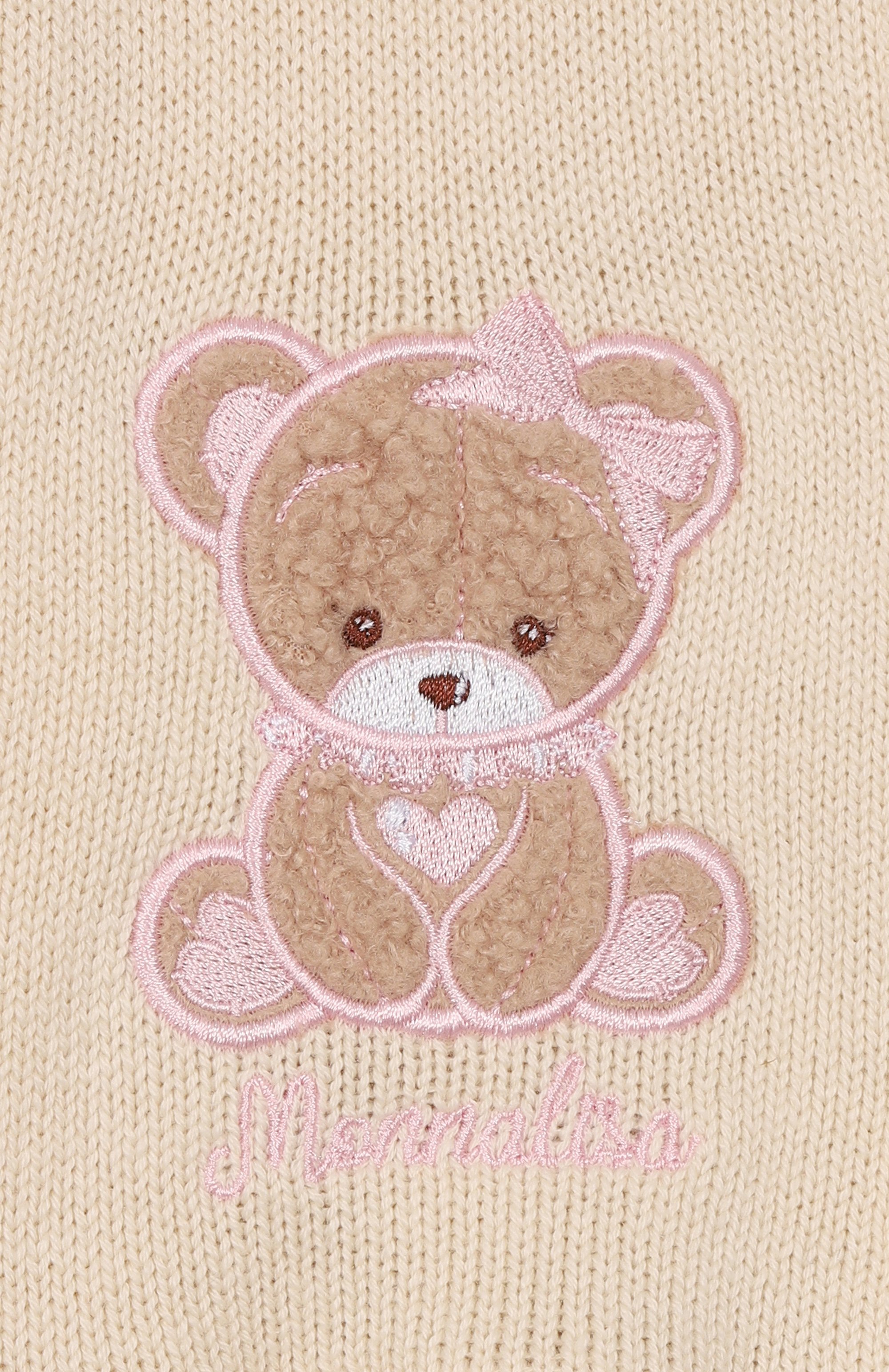 Кардиган из шерсти и хлопка MONNALISA, арт. 39F802, фото 3