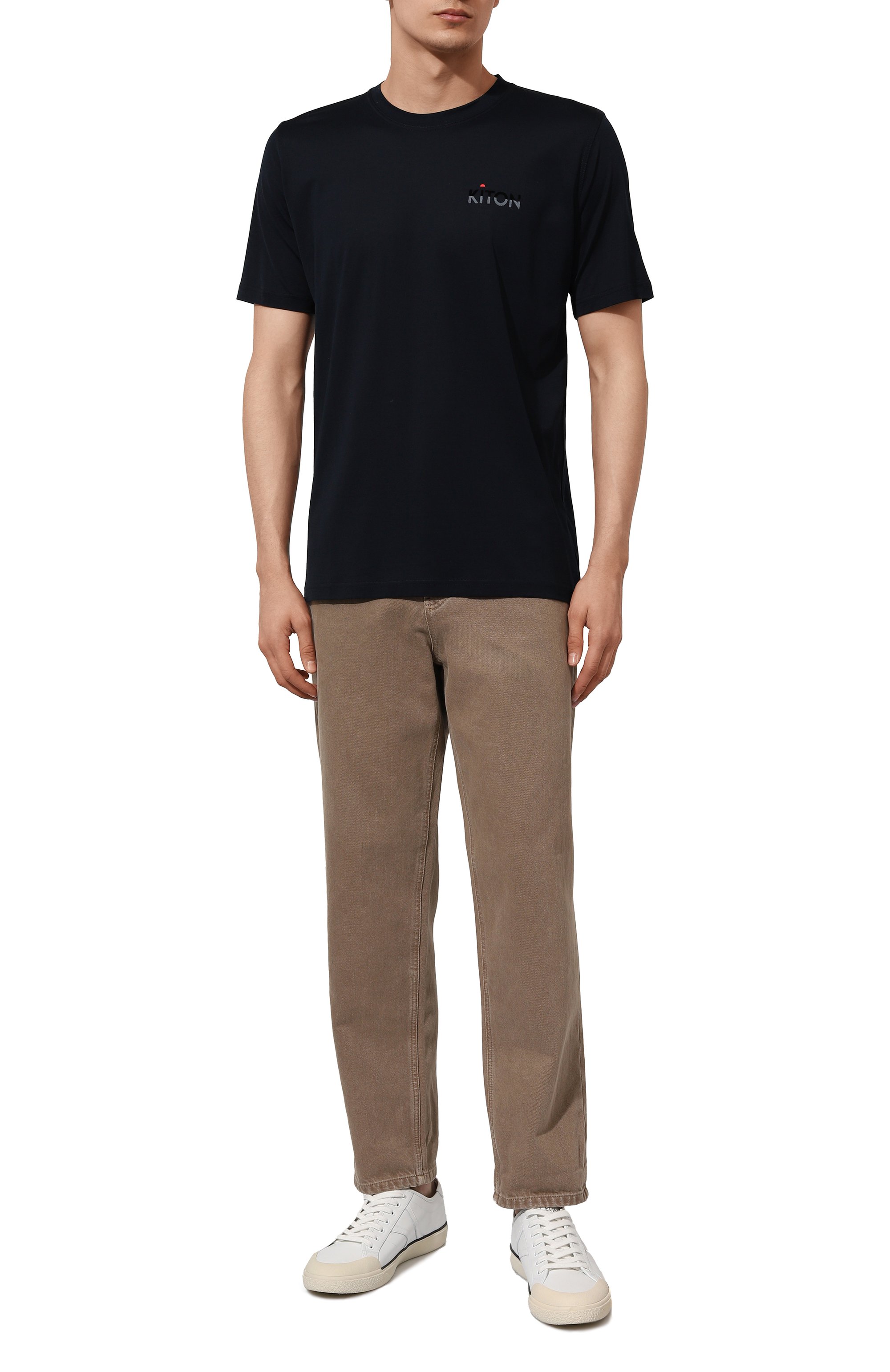 Хлопковая футболка KITON, арт. UMK0487, фото 2