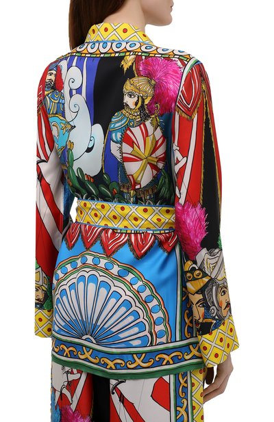 Шелковая рубашка DOLCE & GABBANA, арт. F5N53T/GDS12, фото 4