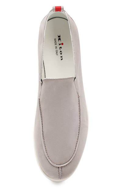 Замшевые лоферы KITON, арт. USSPLUMN00104, фото 5