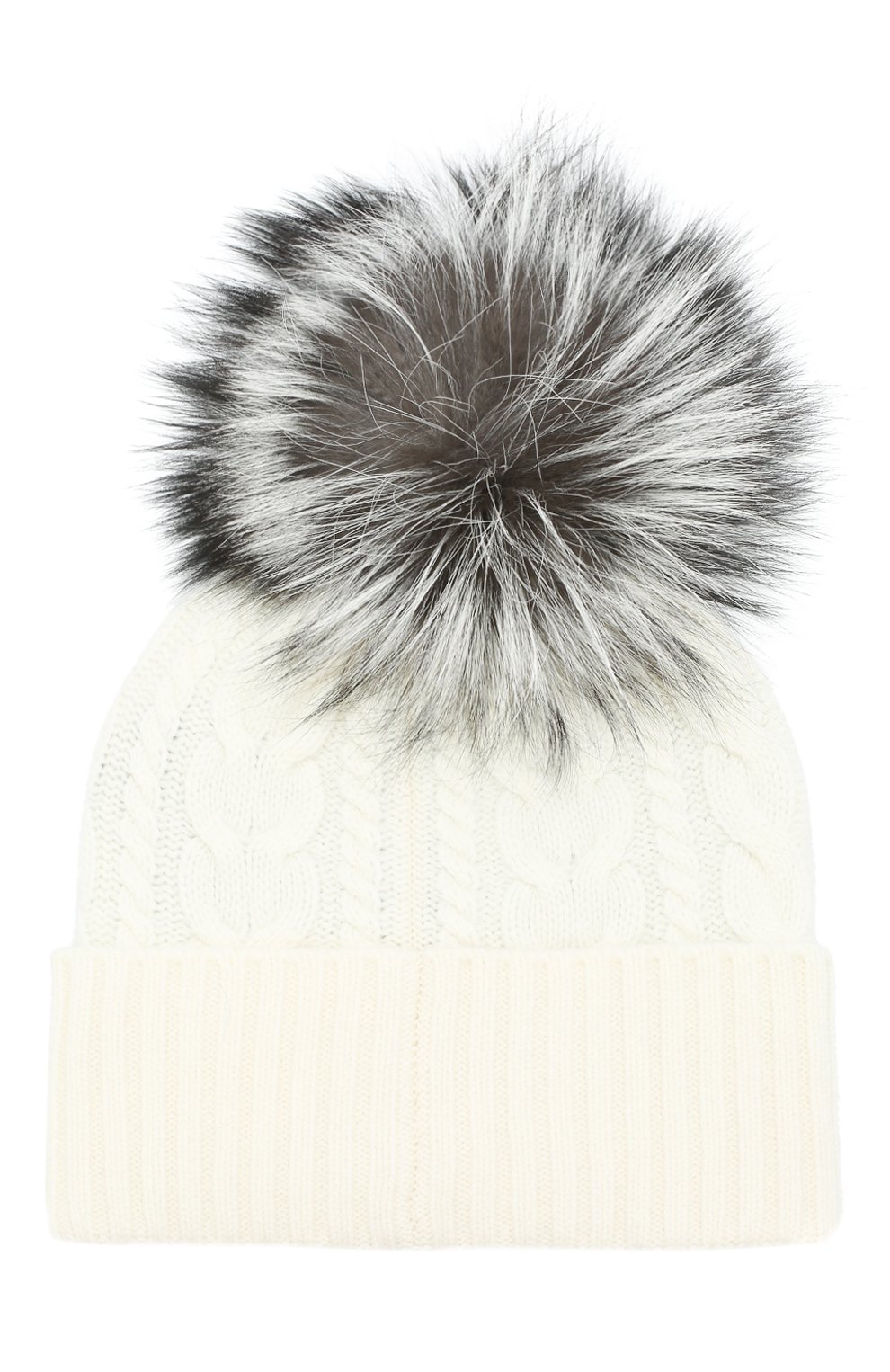Шапка из смеси шерсти и кашемира с меховым помпоном MONCLER, арт. D2-093-99608-10-948AK, фото 2