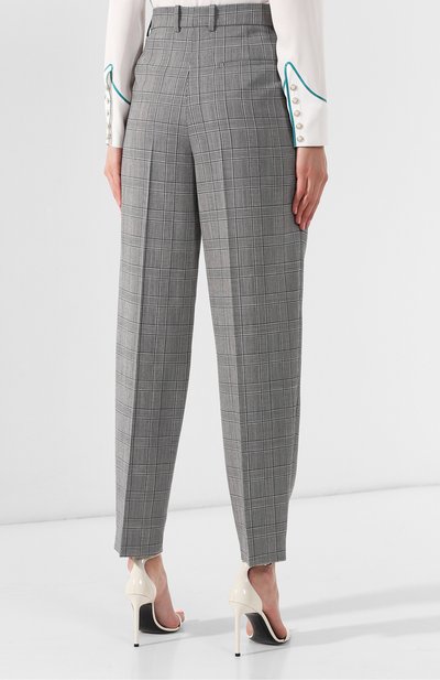 Шерстяные брюки GIVENCHY серого цвета по цене 64550 руб., арт. BW509P11F0, фото 4 Шерстяные брюки GIVENCHY, арт. BW509P11F0, фото 4