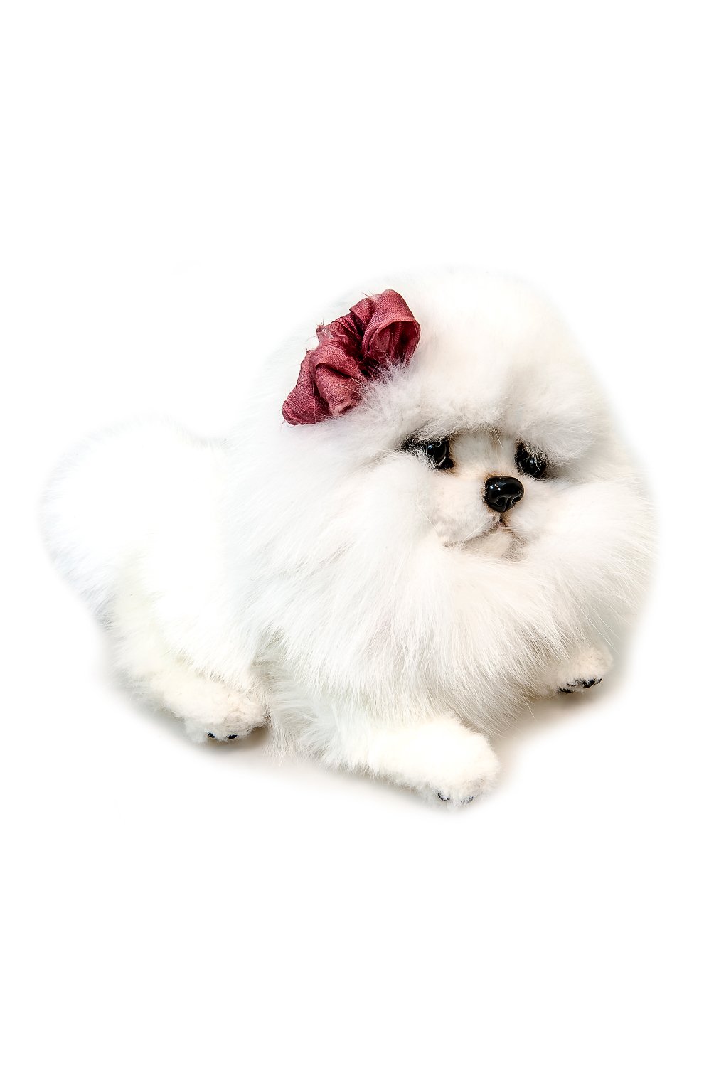 Игрушка шпиц CAROLON белого цвета по цене 35000 руб., арт. 2-00655, фото 1 Игрушка шпиц CAROLON, арт. 2-00655, фото 1