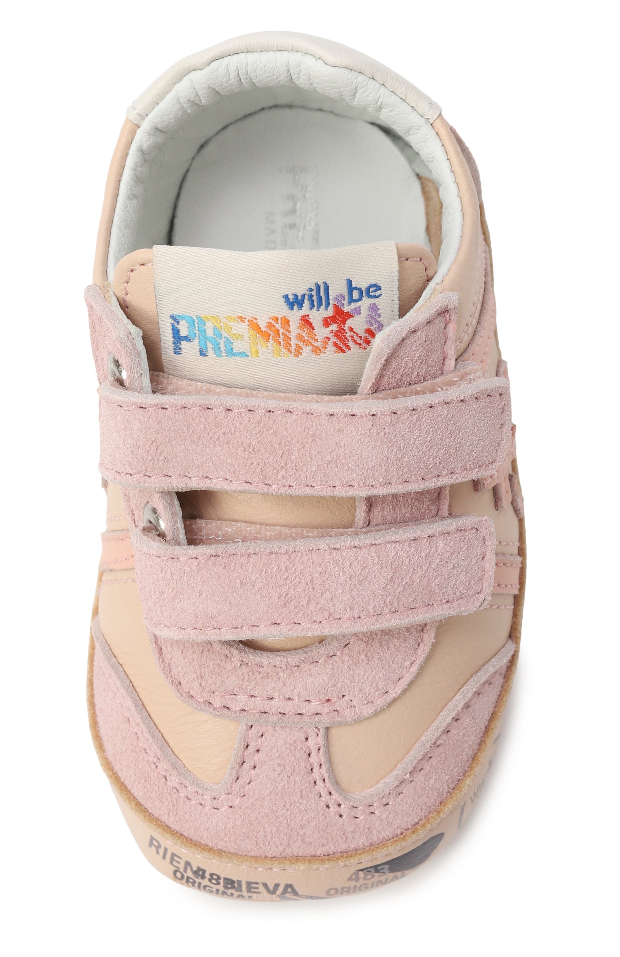 Кожаные пинетки lucy PREMIATA WILL BE, арт. 32CU0037-V/BABY V-LUCY V, фото 4