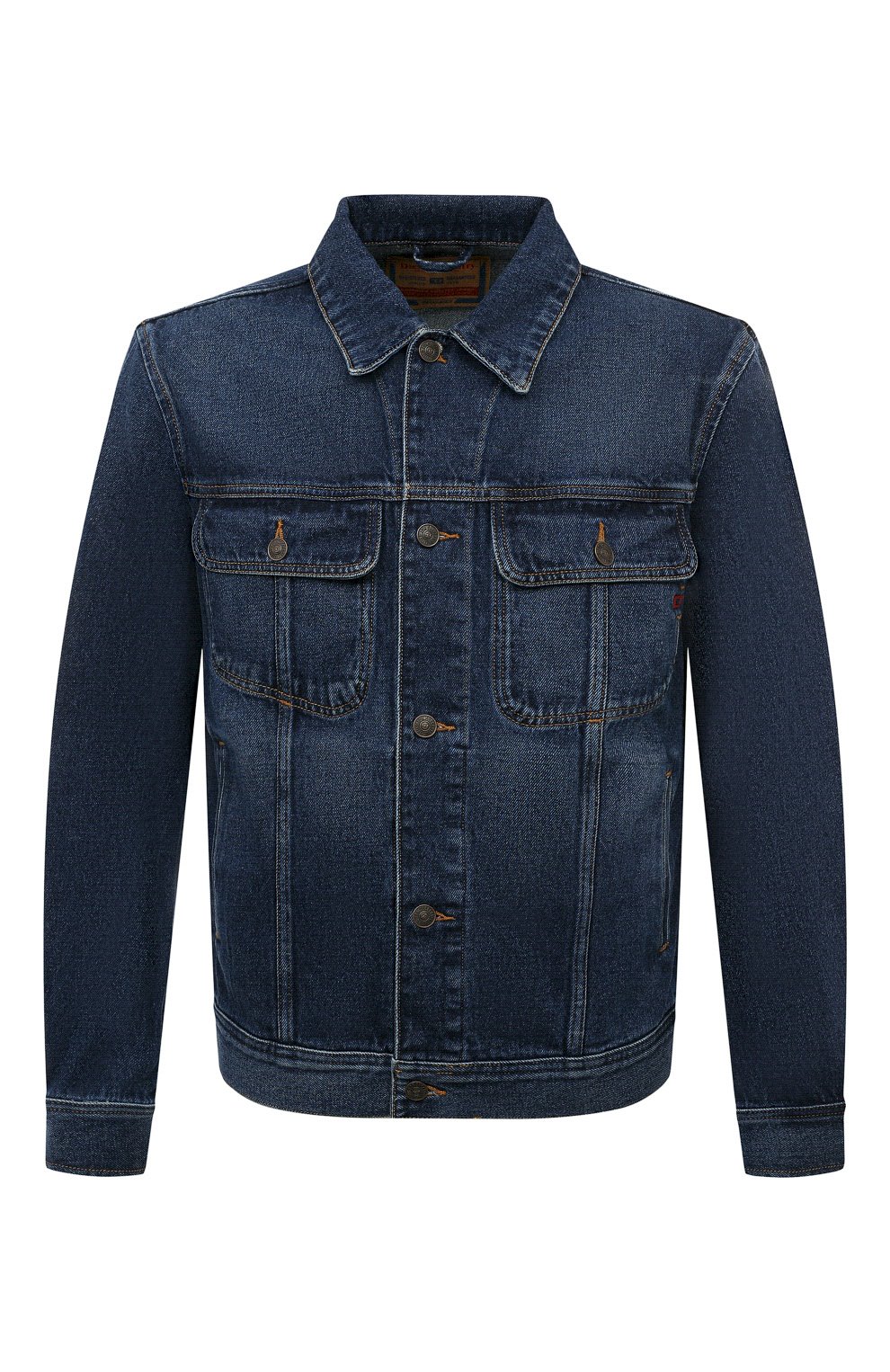 Джинсовая куртка DIESEL синего цвета по цене 31150 руб., арт. A03885/09B88, фото 1 Джинсовая куртка DIESEL, арт. A03885/09B88, фото 1