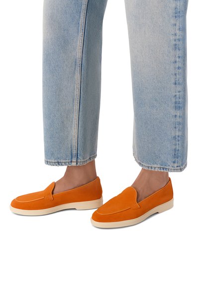 Замшевые лоферы SANTONI, арт. WUYG72027TISN0RB, фото 2