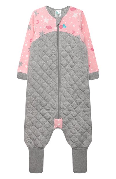 Хлопковый комбинезон LOVE TO DREAM розового цвета по цене 3290 руб., арт. L40 07 190 PNK 3Y, фото 1 Хлопковый комбинезон LOVE TO DREAM, арт. L40 07 190 PNK 3Y, фото 1