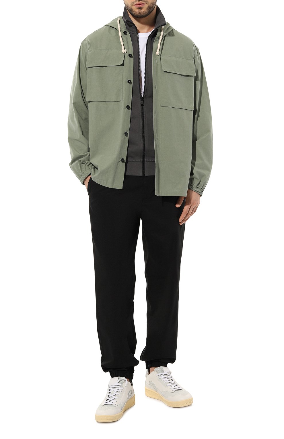 Хлопковая футболка ZEGNA, арт. E7360A5/B760, фото 2