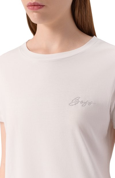 Хлопковая футболка BOSS ORANGE, арт. 50549184, фото 5